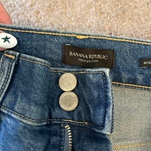 Banana Republic High Rise Indigo Jeans